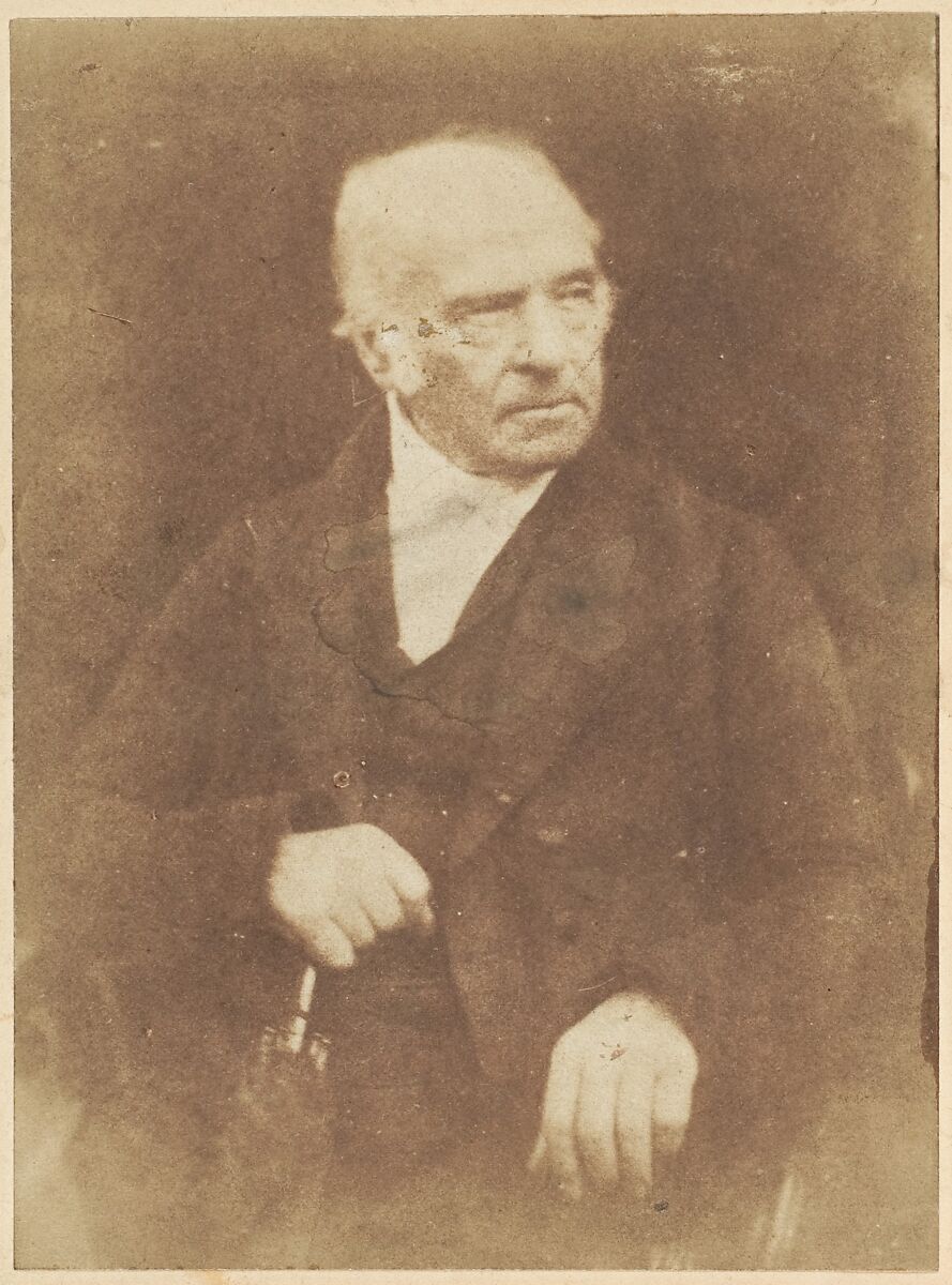 Rev. Dr. Thomas Chalmers (?), Hill and Adamson (British, active 1843–1848), Salted paper print from paper negative 