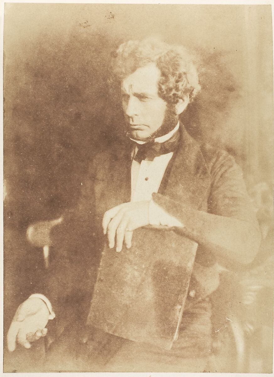 [Man], Hill and Adamson (British, active 1843–1848), Salted paper print from paper negative 