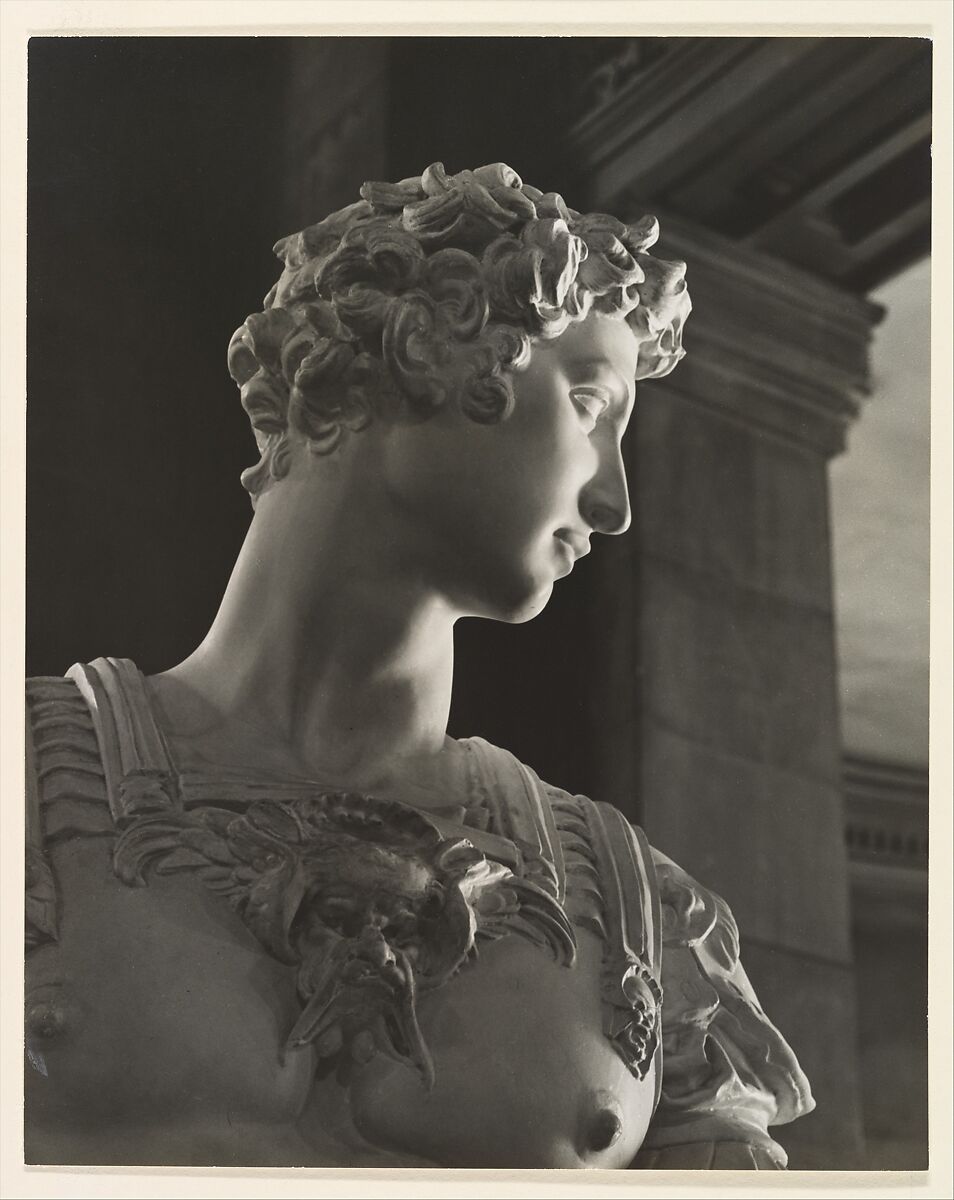 [Cast of Giuliano de'Medici by Michelangelo], Charles Sheeler (American, Philadelphia, Pennsylvania 1883–1965 Dobbs Ferry, New York), Gelatin silver print 