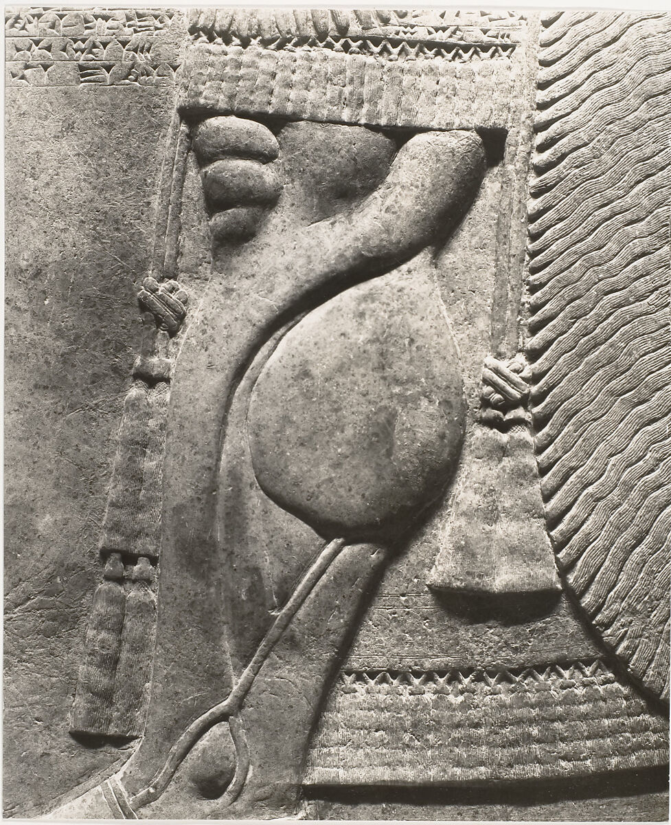 [Leg of an Assyrian Sculpture], Charles Sheeler (American, Philadelphia, Pennsylvania 1883–1965 Dobbs Ferry, New York), Gelatin silver print 