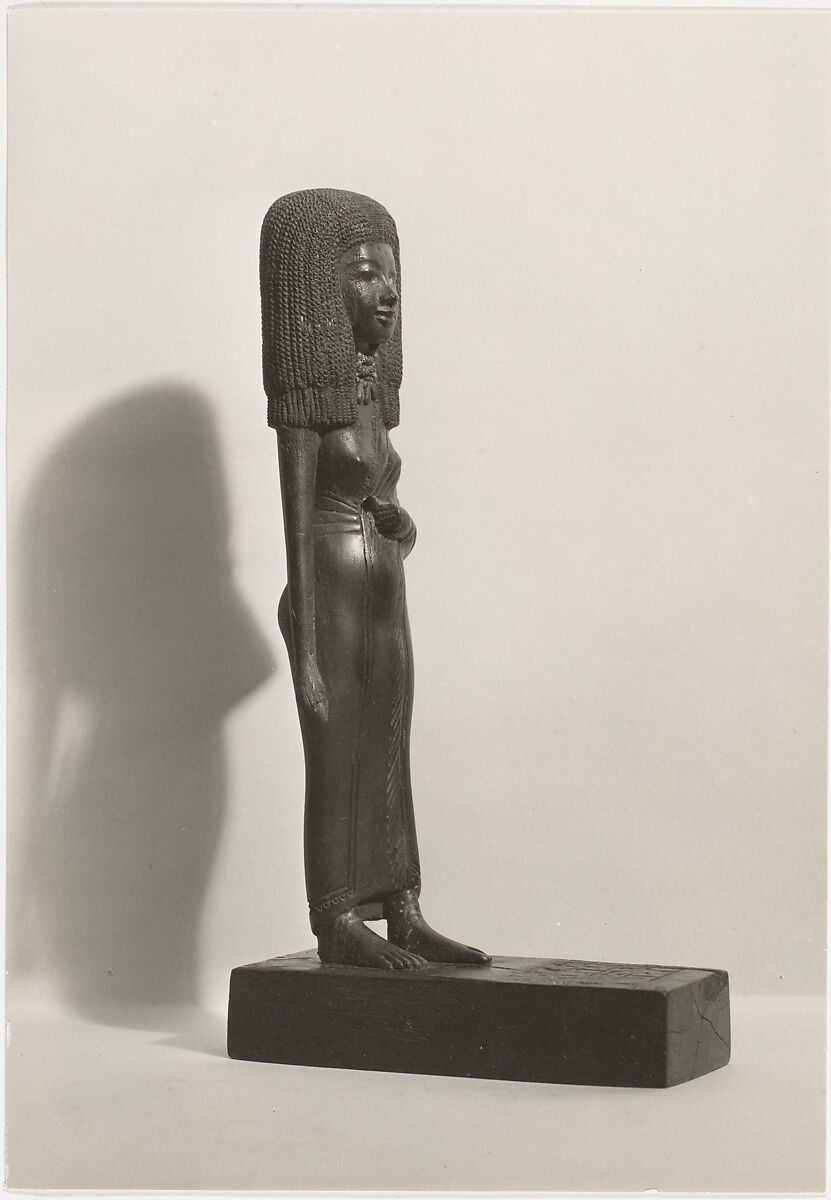 [The Lady Teye, Egyptian Statue], Charles Sheeler (American, Philadelphia, Pennsylvania 1883–1965 Dobbs Ferry, New York), Gelatin silver print 
