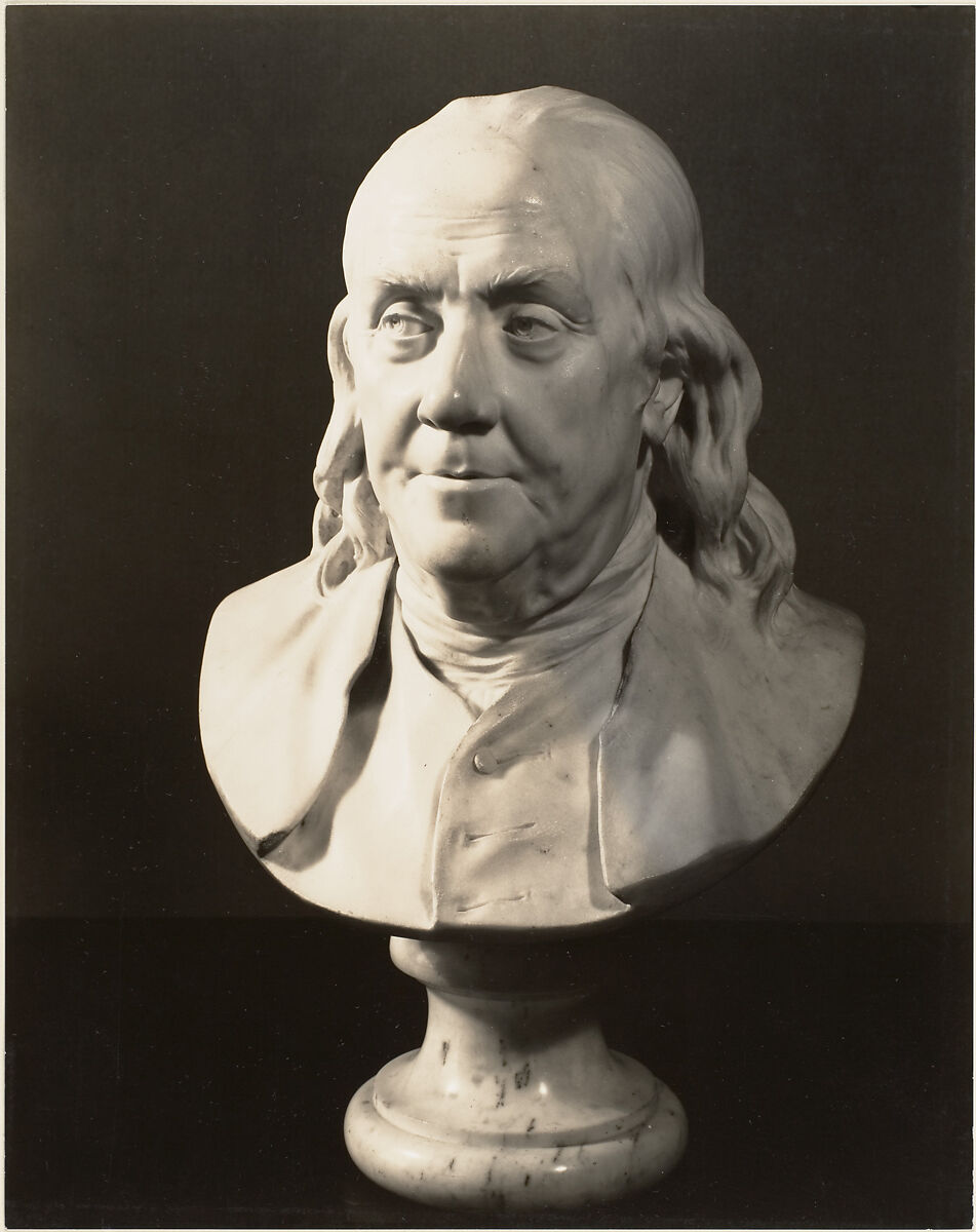 [Benjamin Franklin by Houdon], Charles Sheeler (American, Philadelphia, Pennsylvania 1883–1965 Dobbs Ferry, New York), Gelatin silver print 