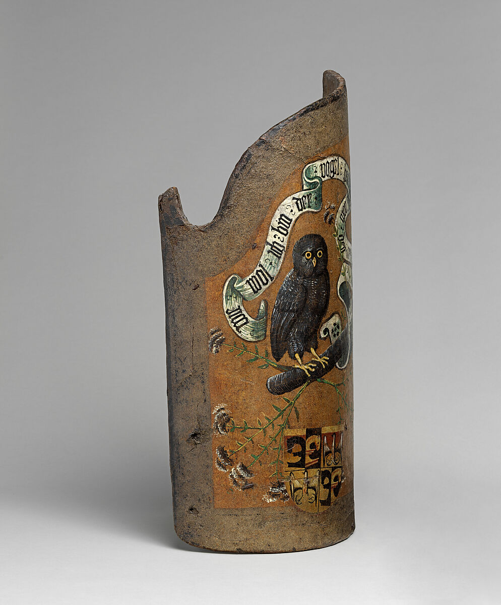 Tournament Shield (Targe), Wood, burlap, leather, gesso, polychromy, German