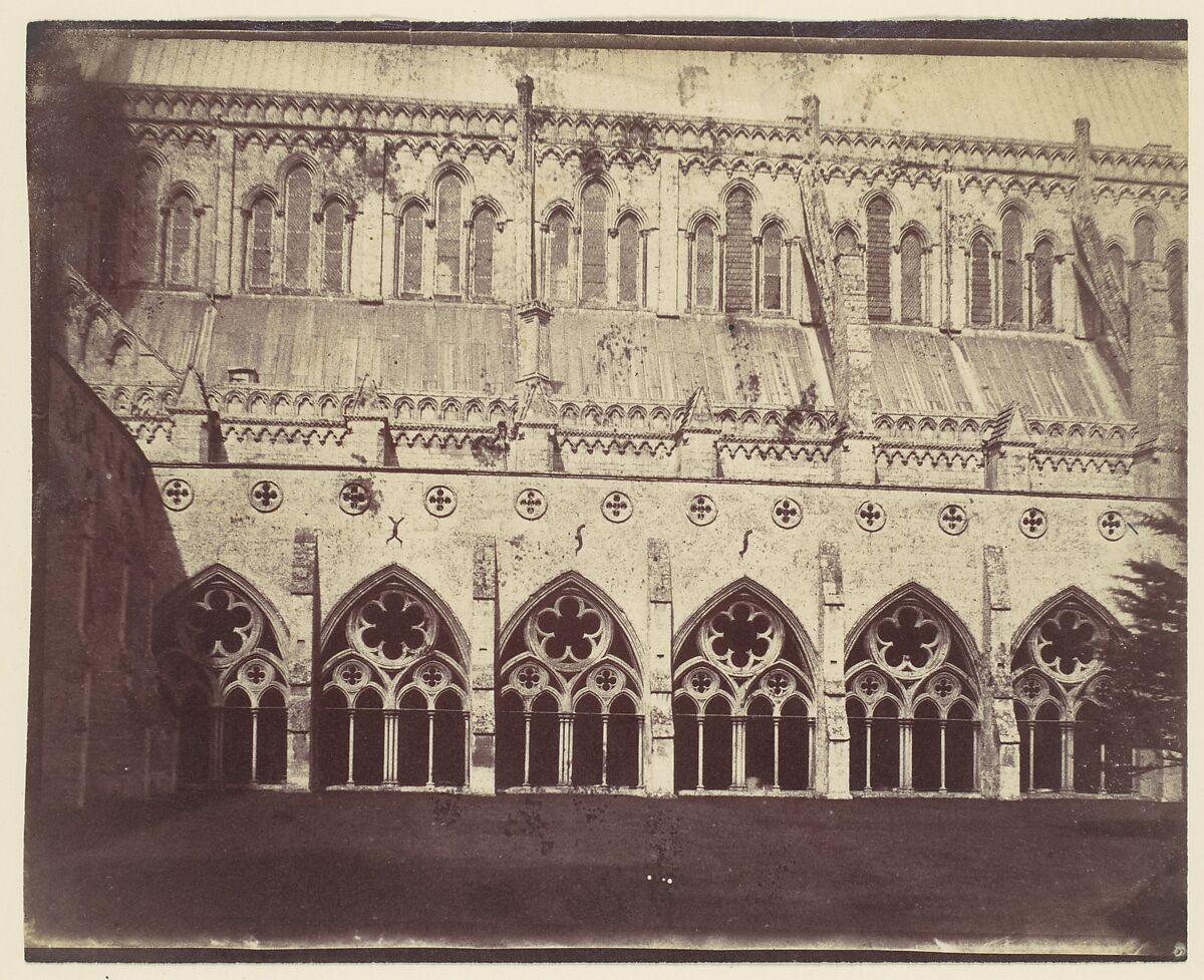 [Salisbury Cathedral], Unknown (British), Albumen silver print from paper negative 