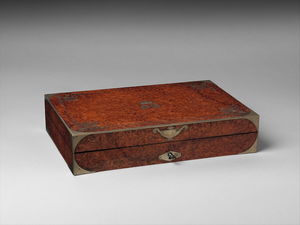 Cased Pair of Percussion Target Pistols with Loading and Cleaning Accessories, Made for Henri Charles Ferdinand Marie Dieudonné d'Artois, Duke of Bordeaux, Count of Chambord (1820–1883), Jean André Prosper Henri Le Page (French, 1792–1854), Steel, gold, wood (ebony, walnut, amboyna), silver, velvet, ivory, French, Paris