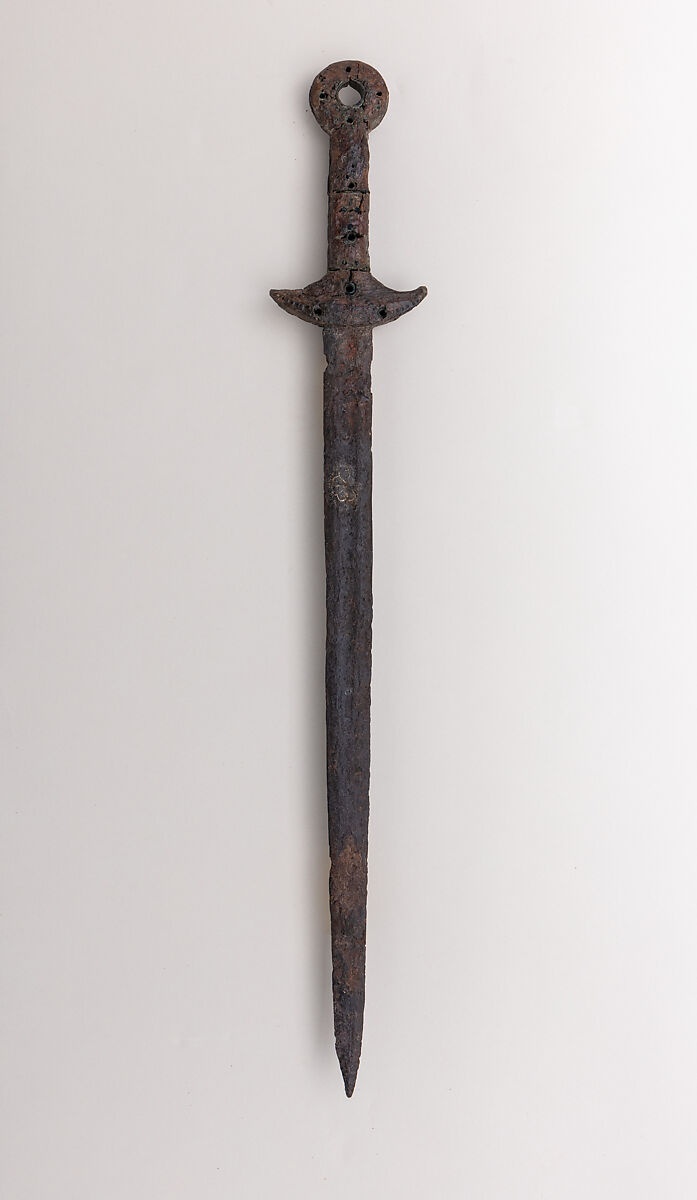 Ring-Pommel Sword, Steel, copper, ivy root, Swiss 