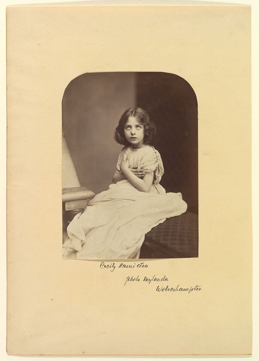 Cecily Hamilton, Oscar Gustav Rejlander (British (born Sweden), 1813–1875), Albumen silver print from glass negative 