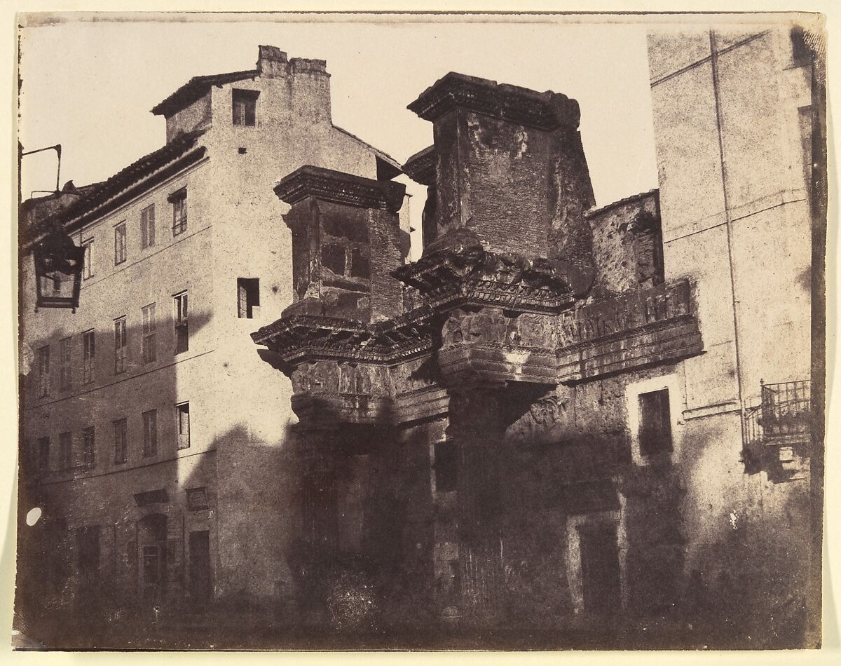 [Le Colonnacce, Rome], Unknown (British), Salted paper print from paper negative 