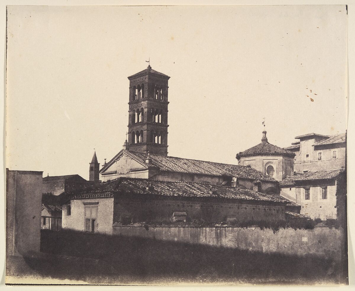 [Santa Pudenziana, Rome], Unknown (British), Salted paper print from paper negative 