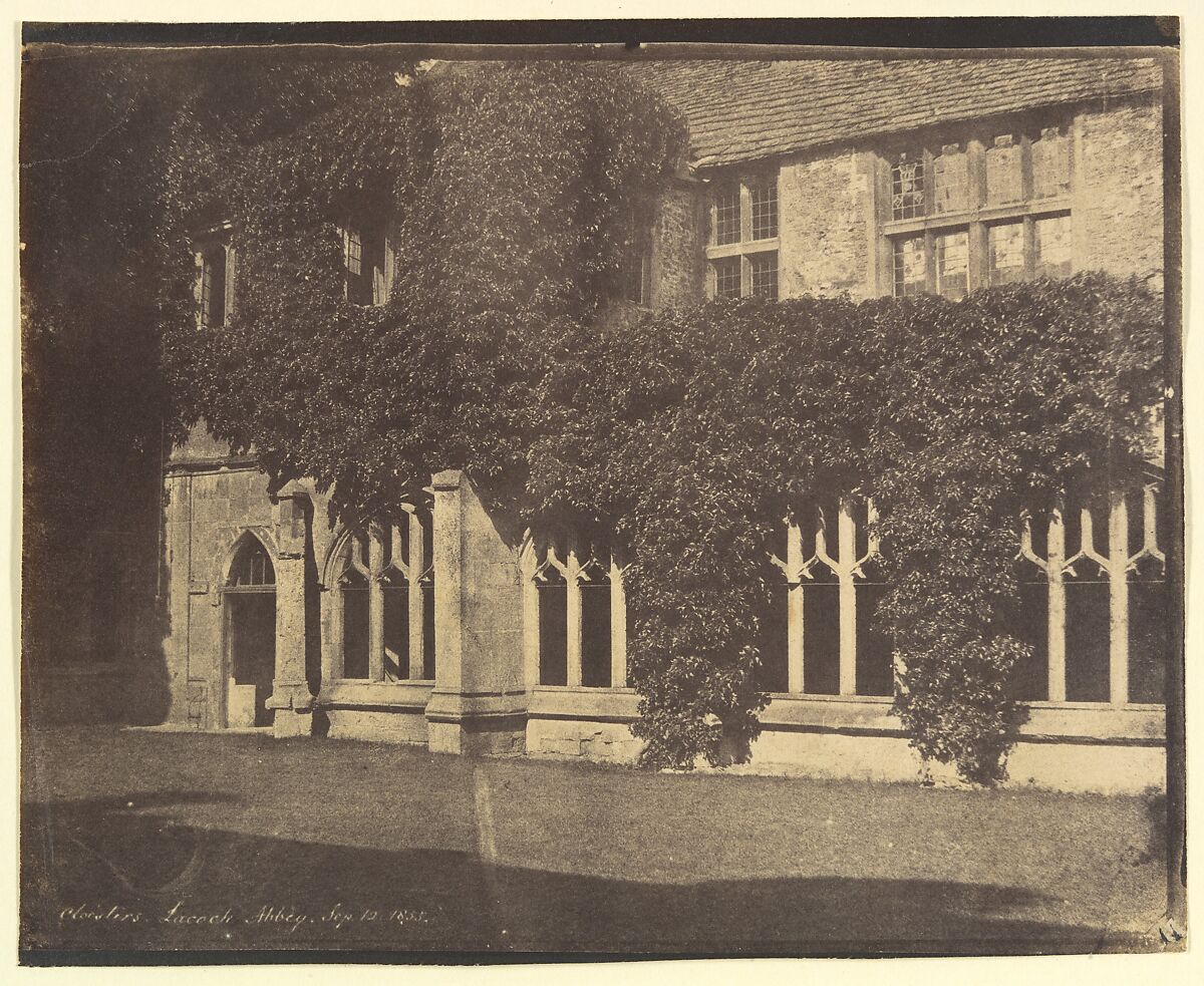 Lacock Abbey, Cloisters, September 12, 1855 [?], Unknown (British), Salted paper print from paper negative 