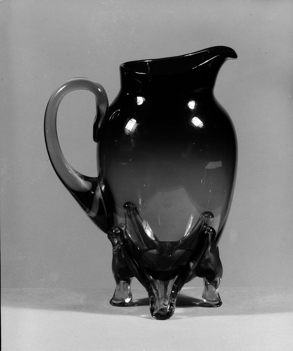 Creamer, Mount Washington Glass Company (American, New Bedford, Massachusetts, 1837–1958), Blown glass, American 