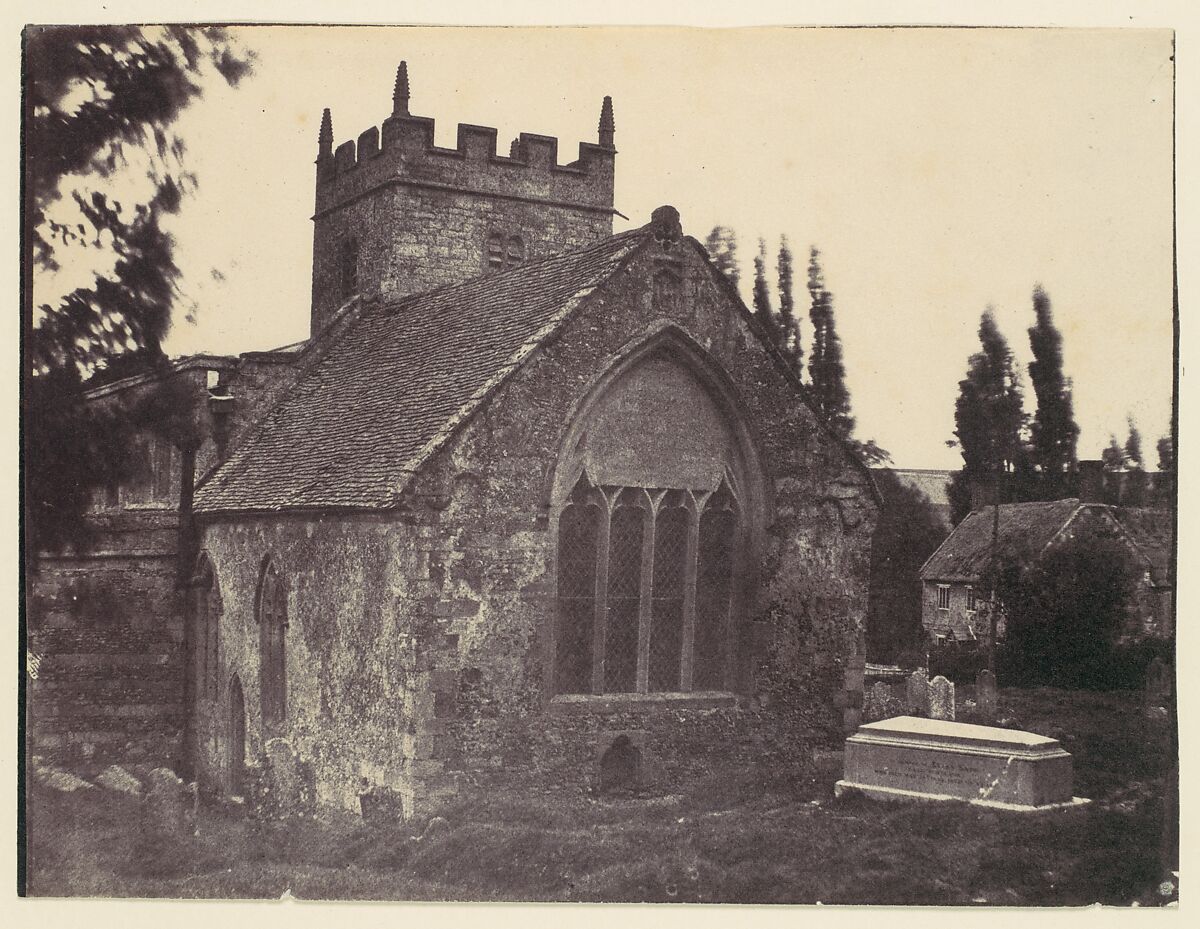 [Church], Unknown (British), Salted paper print from paper negative 