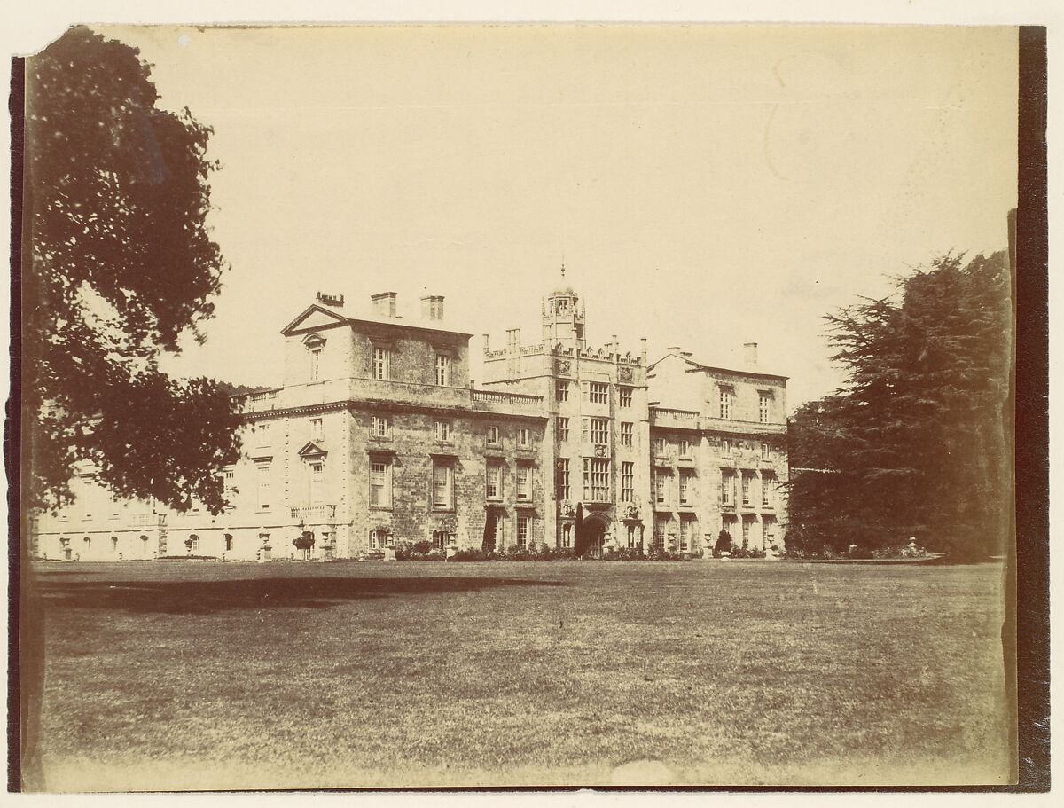 [Wilton House from the Grounds], Unknown (British), Albumen silver print from paper negative 