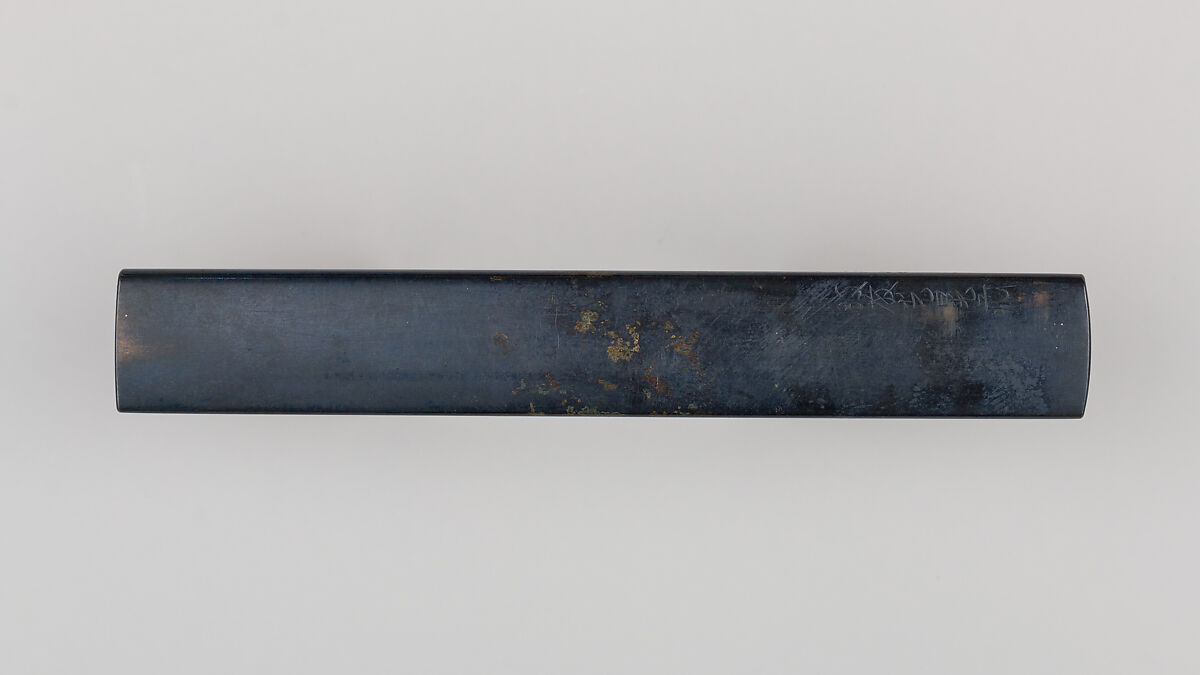 Knife Handle (Kozuka), Copper-gold alloy (shakudō), gold, copper, copper-silver alloy (shibuichi), Japanese