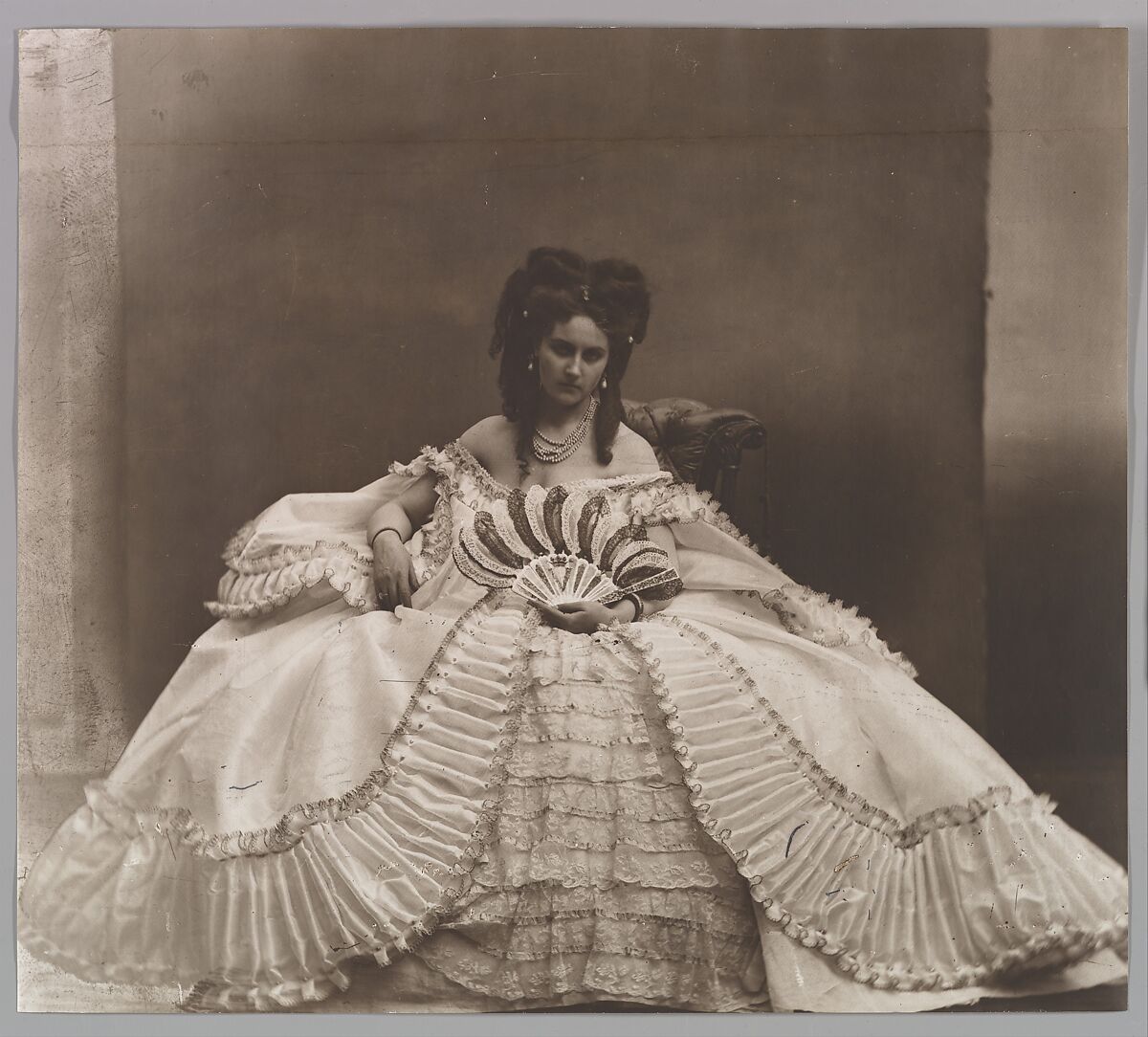 Elvira, Pierre-Louis Pierson (French, 1822–1913), Gelatin silver print 