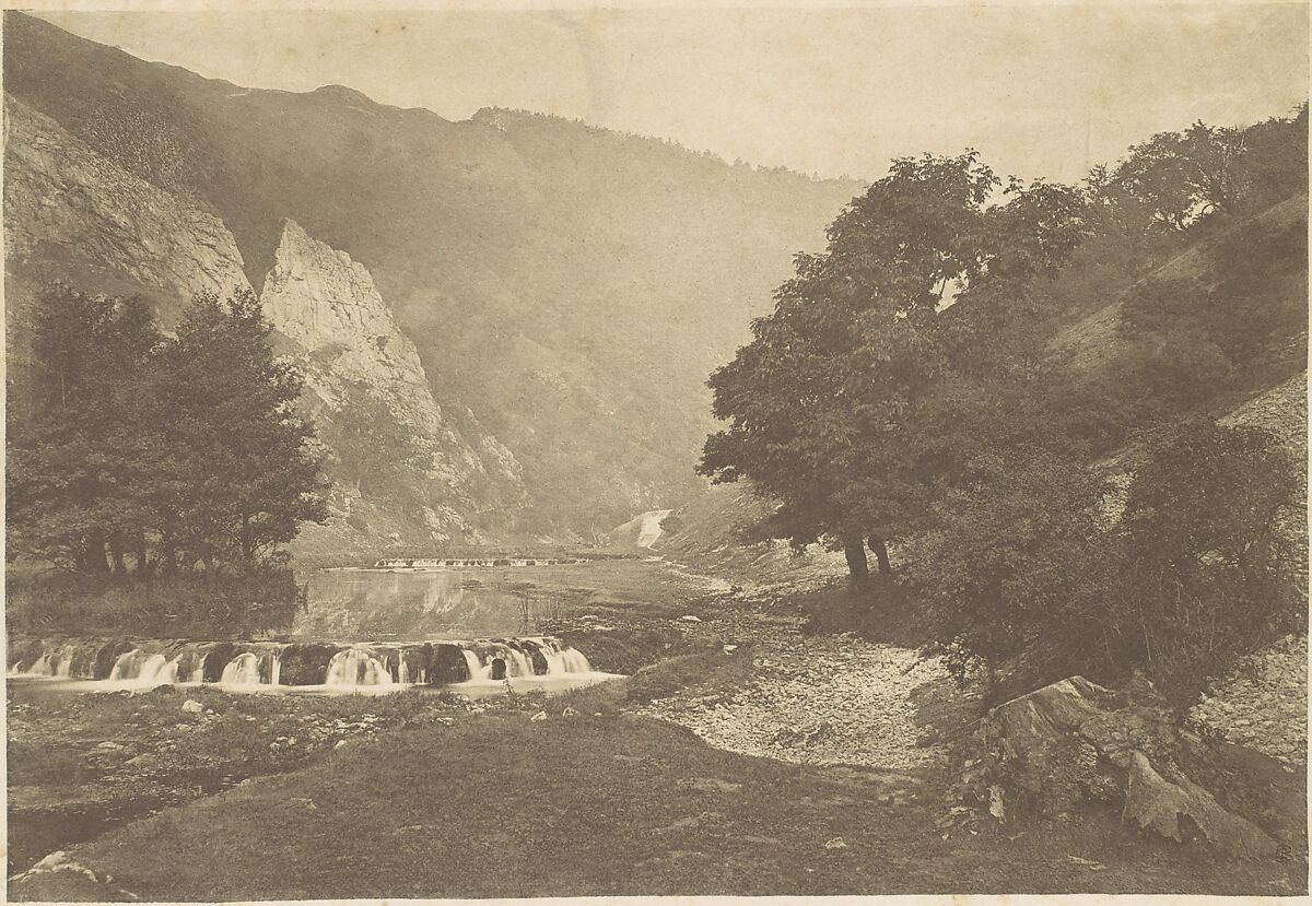 Entrance to Dove Dale, Derbyshire, George Bankart (British), Photogravure 