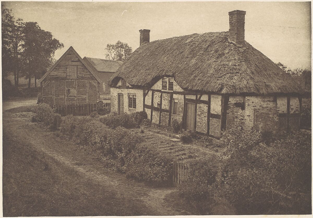 Izaak Walton's House at Shallowford, Staffordshire, George Bankart (British), Photogravure 