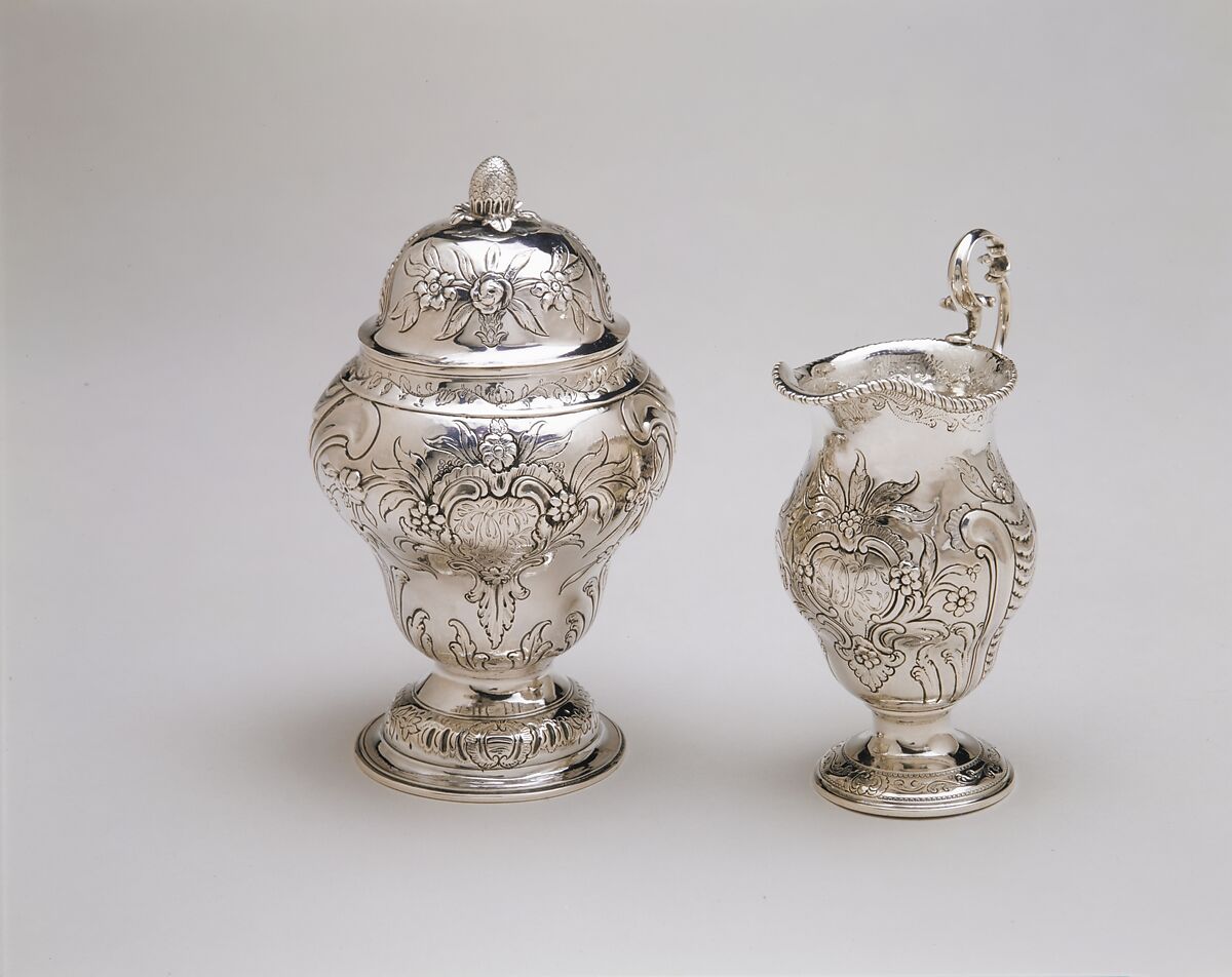 Creampot, Myer Myers (1723–1795), Silver, American