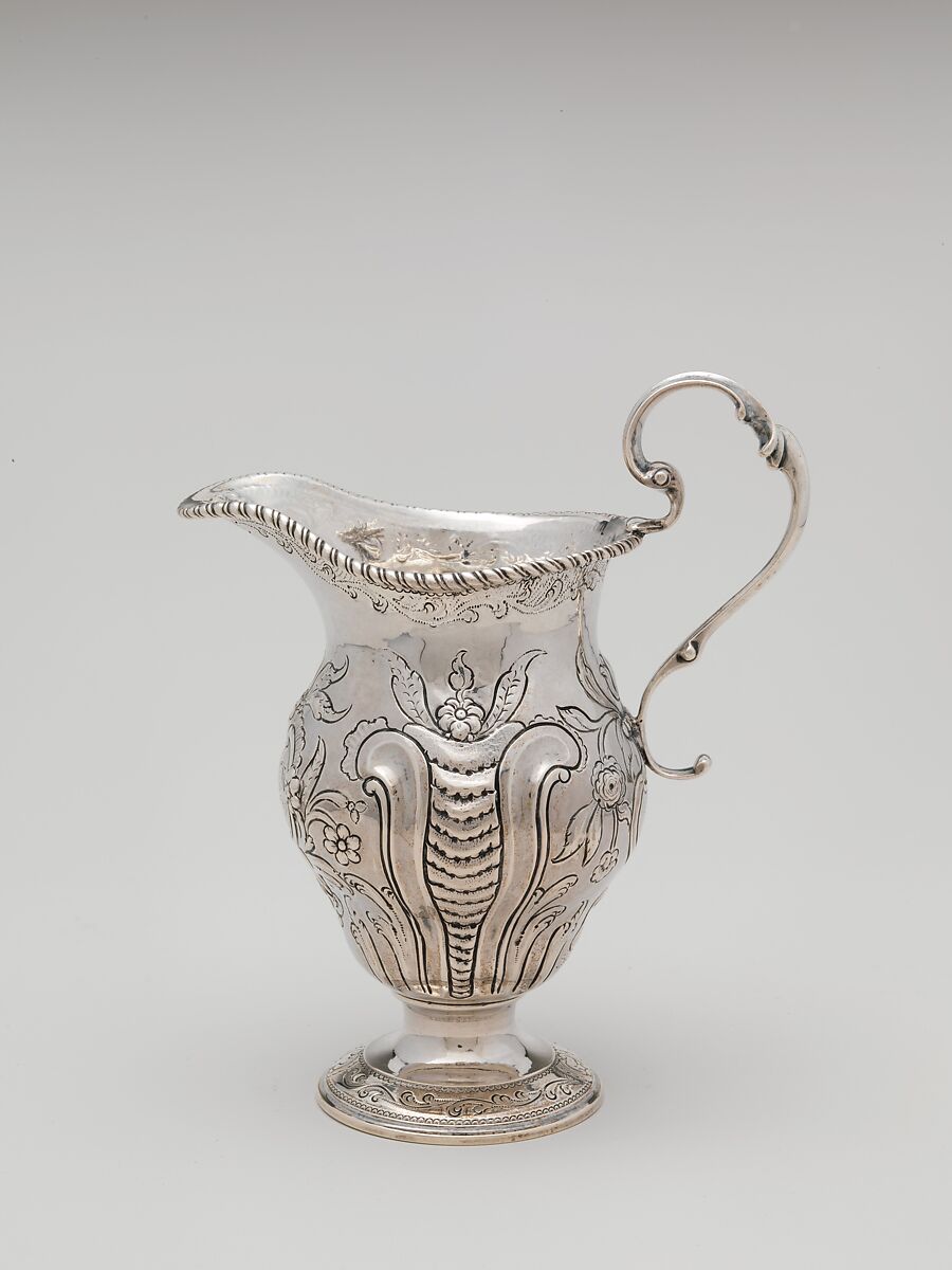 Creampot, Myer Myers (1723–1795), Silver, American 