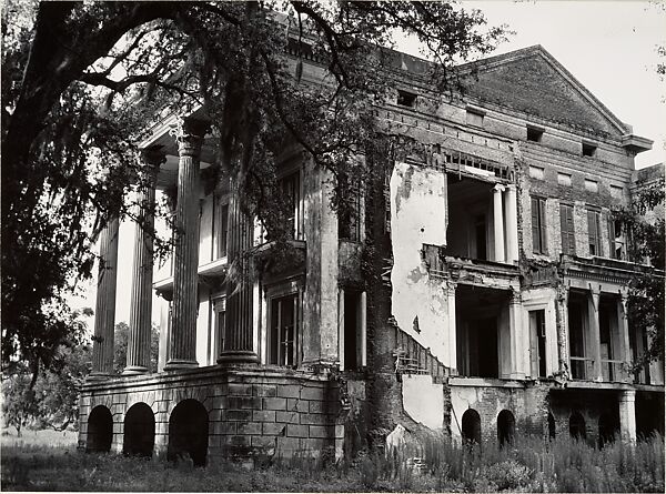 Grandeur and Decay, No. 1, Clarence John Laughlin (American, 1905–1985), Gelatin silver print 