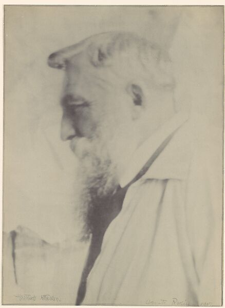 Auguste Rodin, Gertrude Käsebier (American, 1852–1934), Platinum print 