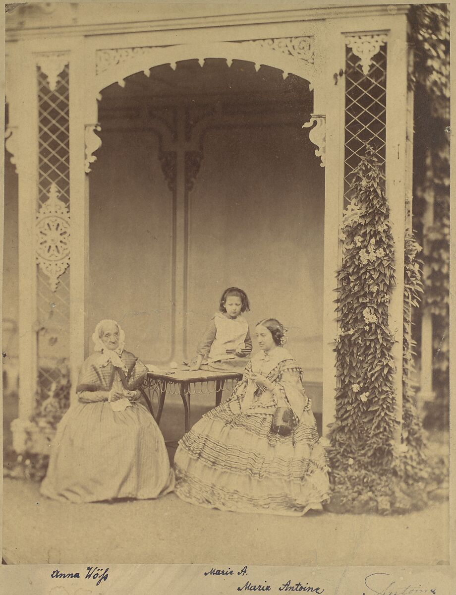 Anna Wöss, Marie and Marie Antoine, Franz Antoine (Austrian, Vienna 1815–1886 Vienna), Albumen silver print from glass negative 