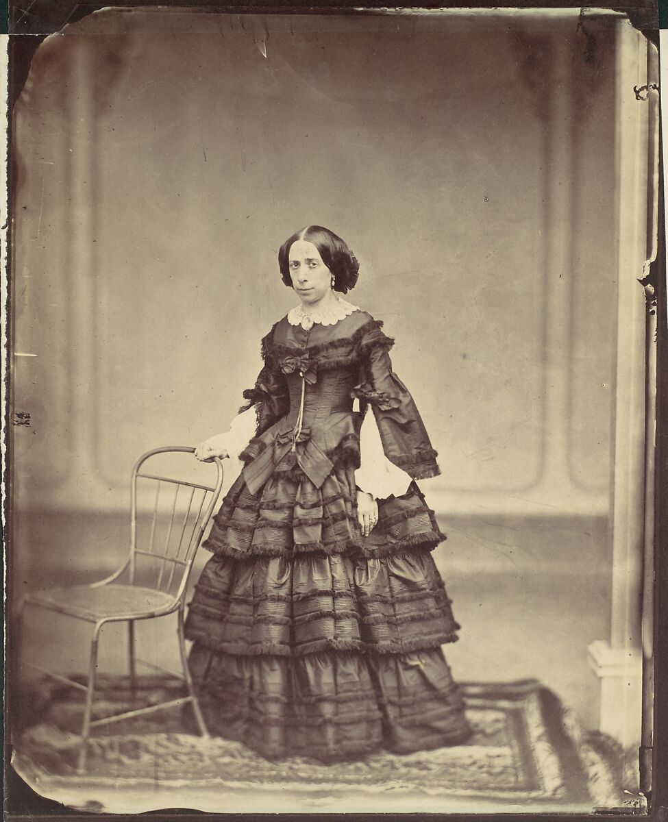 Frau Hofrat Josefine Raymond, Franz Antoine (Austrian, Vienna 1815–1886 Vienna), Albumen silver print from glass negative 