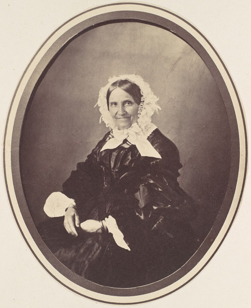 [Portrait of an Elderly Woman], Franz Antoine (Austrian, Vienna 1815–1886 Vienna), Albumen silver print from glass negative 