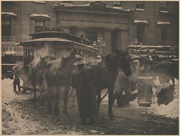 The Terminal, Alfred Stieglitz (American, Hoboken, New Jersey 1864–1946 New York), Photogravure 