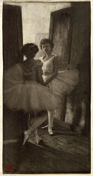 Dans les coulisses, Robert Demachy  French, Gum bichromate print