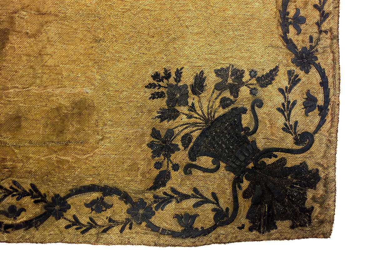 Banner of Louis XIV, King of France (r. 1643–1715), Silk, silver metallic thread, French