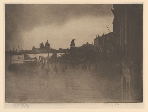 The Riva Schiavoni, Venice, James Craig Annan (British, Hamilton, South Lanarkshire, Scotland 1864–1946), Photogravure 