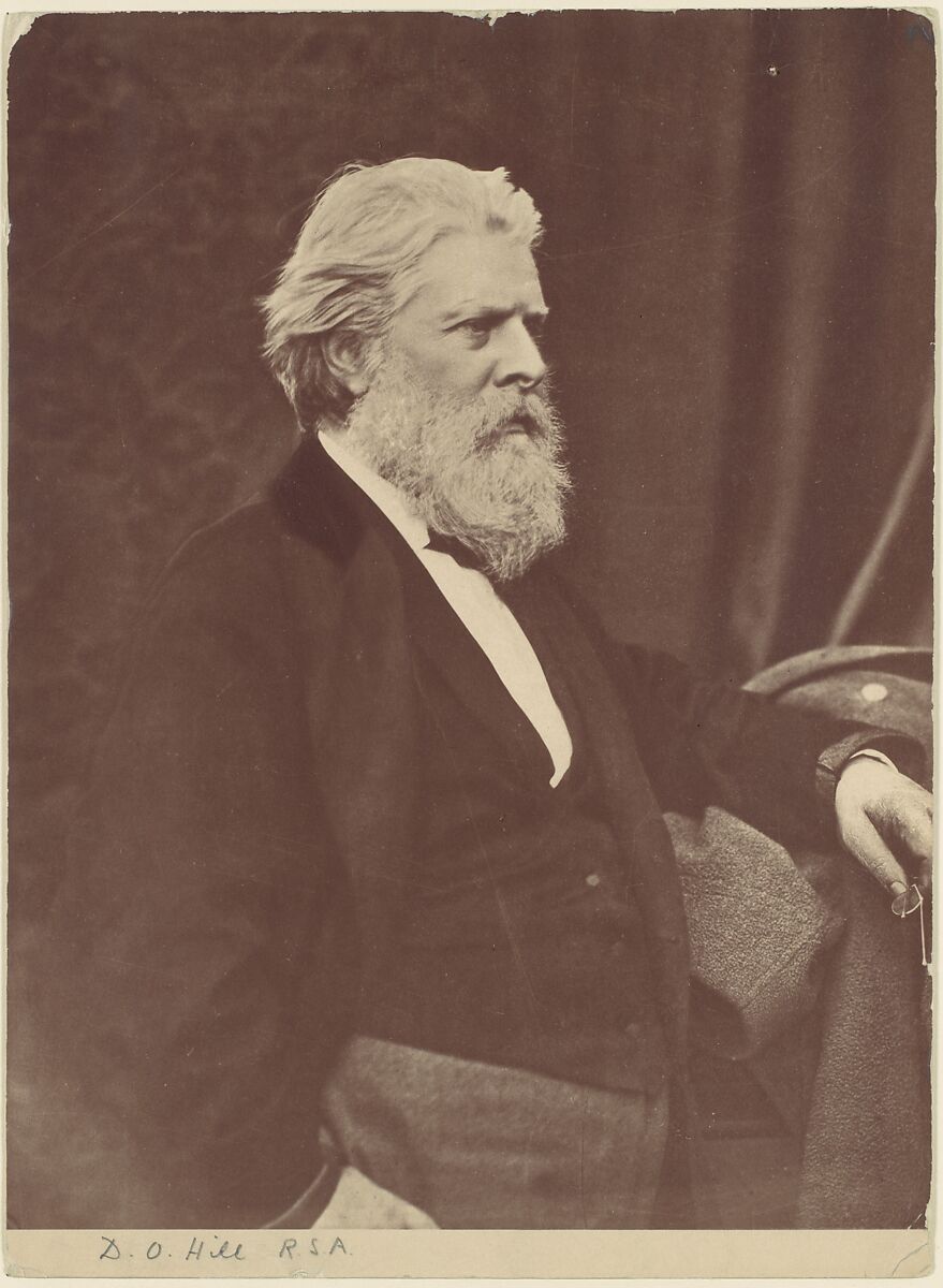 Portrait of D.O. Hill, Thomas Annan (British, Dairsie, Fife, Scotland 1829–1887), Gelatin silver print 