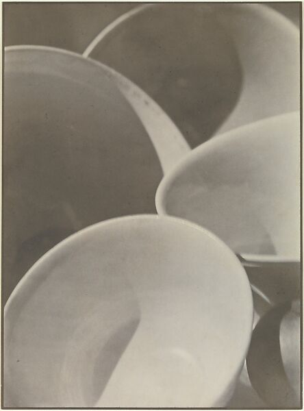 Bowls, Paul Strand (American, New York 1890–1976 Orgeval, France), Silver-platinum print 