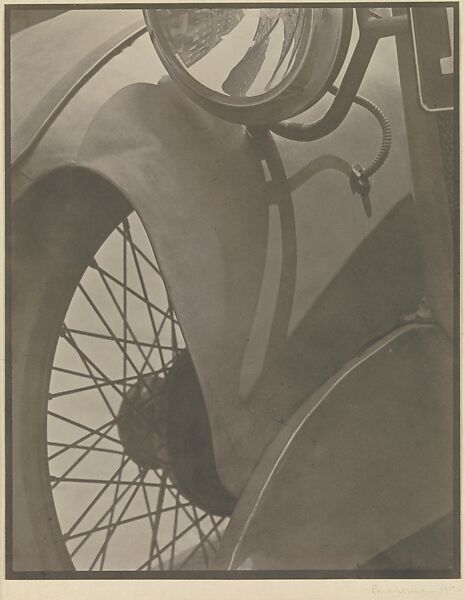 [Wire Wheel], Paul Strand  American, Silver-platinum print