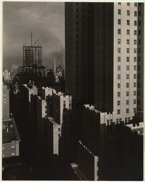 From My Window at the Shelton, West, Alfred Stieglitz (American, Hoboken, New Jersey 1864–1946 New York), Gelatin silver print 
