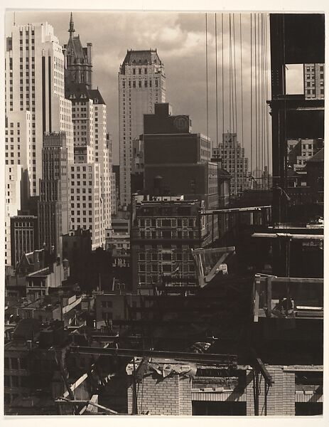 From My Window at An American Place, North, Alfred Stieglitz (American, Hoboken, New Jersey 1864–1946 New York), Gelatin silver print 
