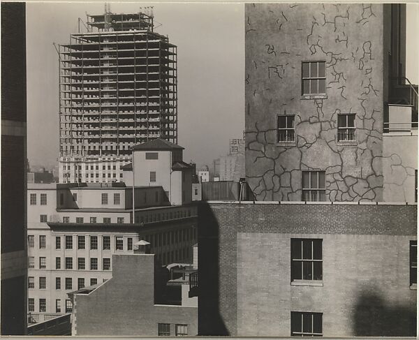 From My Window at An American Place, Southwest, Alfred Stieglitz (American, Hoboken, New Jersey 1864–1946 New York), Gelatin silver print 