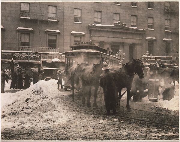 The Terminal, Alfred Stieglitz (American, Hoboken, New Jersey 1864–1946 New York), Gelatin silver print 