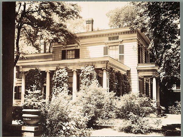 [Greek Revival House, Greenfield, Massachusetts], Walker Evans (American, St. Louis, Missouri 1903–1975 New Haven, Connecticut), Gelatin silver print 