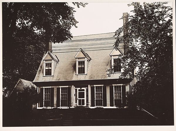 [Greek Revival House with Pedimented Dormers, Salem, Massachusetts], Walker Evans (American, St. Louis, Missouri 1903–1975 New Haven, Connecticut), Gelatin silver print 