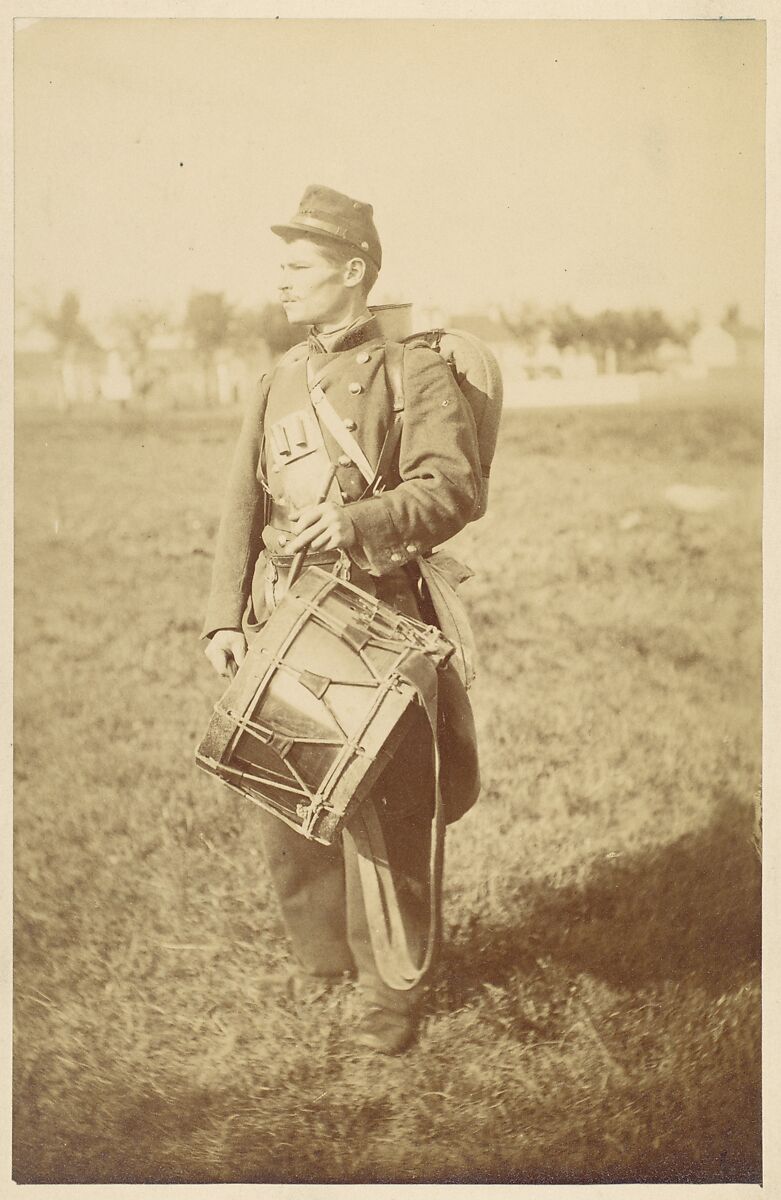 [Drummer], Unknown (French), Gelatin silver print 