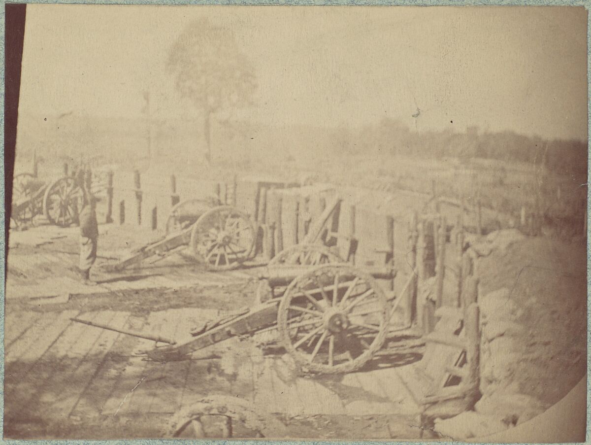 Rebel Works in Front of Atlanta, Georgia, No. 2, George N. Barnard (American, 1819–1902), Albumen silver print 