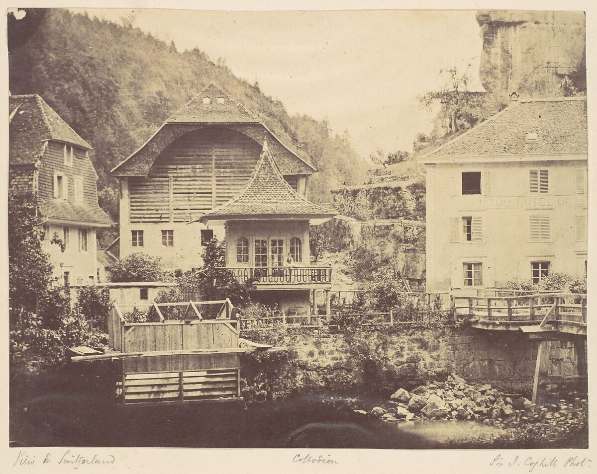 View in Switzerland, John Joscelyn Coghill (Irish, 1826–1905), Albumen silver print from glass negative 