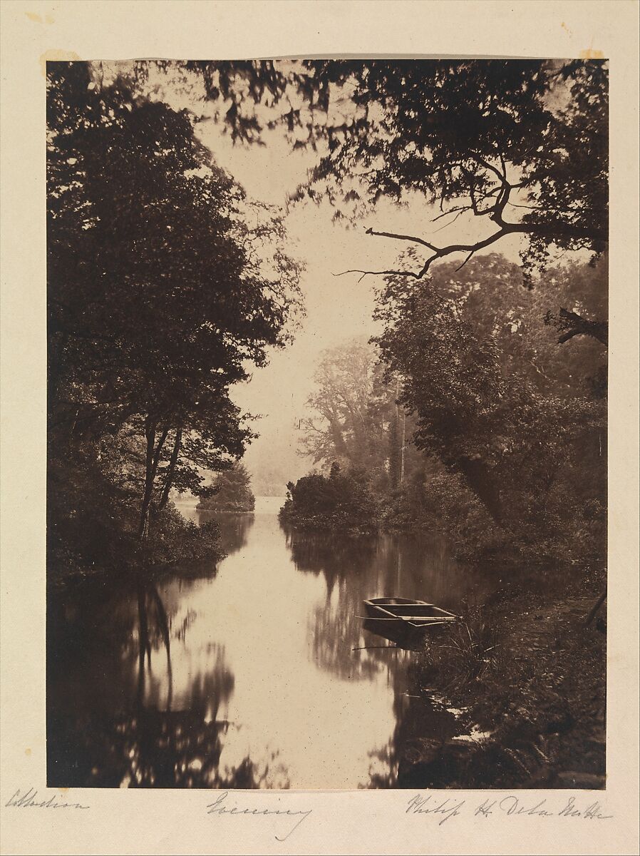 Evening, Philip Henry Delamotte (British, 1821–1889), Albumen silver print from glass negative 