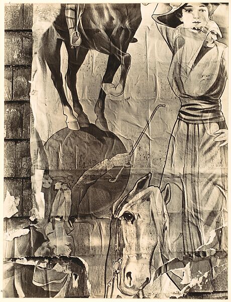 [Torn Poster, Martha's Vineyard, Massachusetts], Walker Evans (American, St. Louis, Missouri 1903–1975 New Haven, Connecticut), Gelatin silver print 