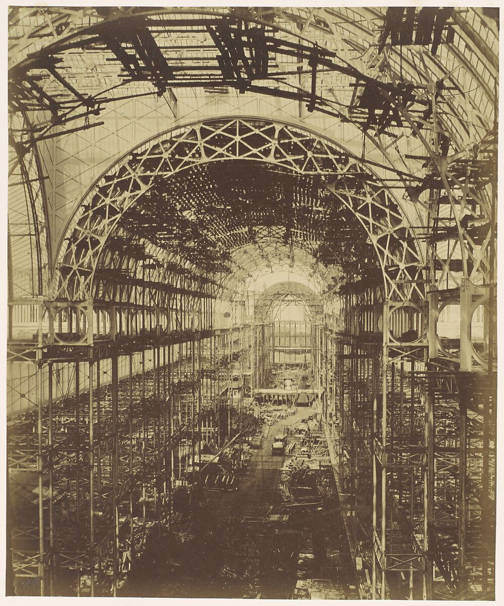 Progress of the Crystal Palace at Sydenham, Philip Henry Delamotte (British, 1821–1889), Albumen silver prints