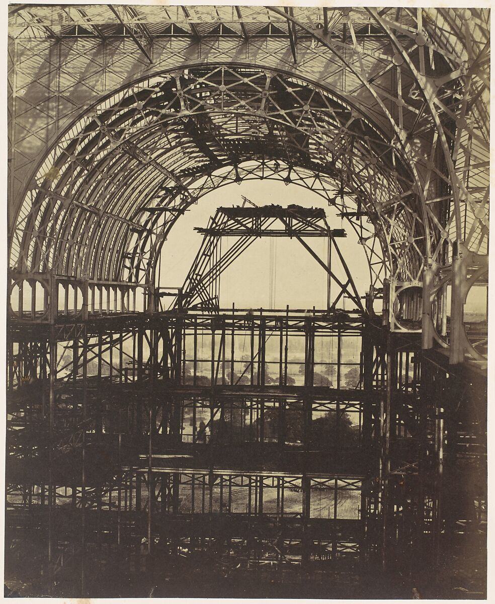 Progress of the Crystal Palace at Sydenham, Philip Henry Delamotte (British, 1821–1889), Albumen silver prints