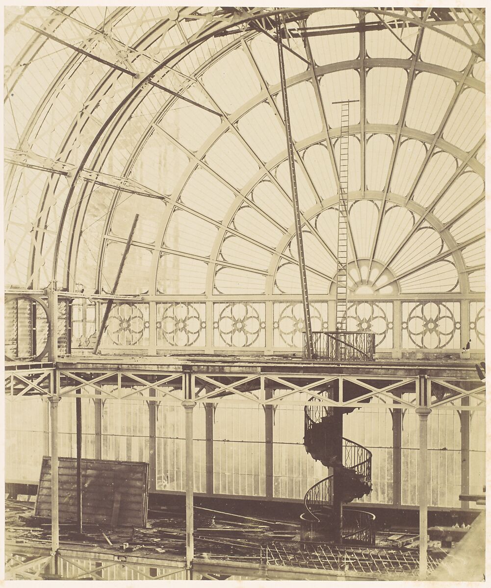 Progress of the Crystal Palace at Sydenham, Philip Henry Delamotte (British, 1821–1889), Albumen silver prints