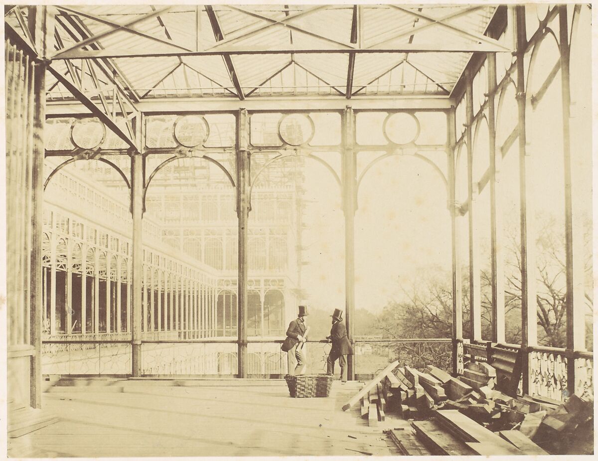 Progress of the Crystal Palace at Sydenham, Philip Henry Delamotte (British, 1821–1889), Albumen silver prints